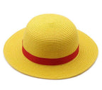 one picece luffy costume Anime Cosplay with straw hat Whole Set - Azufun
