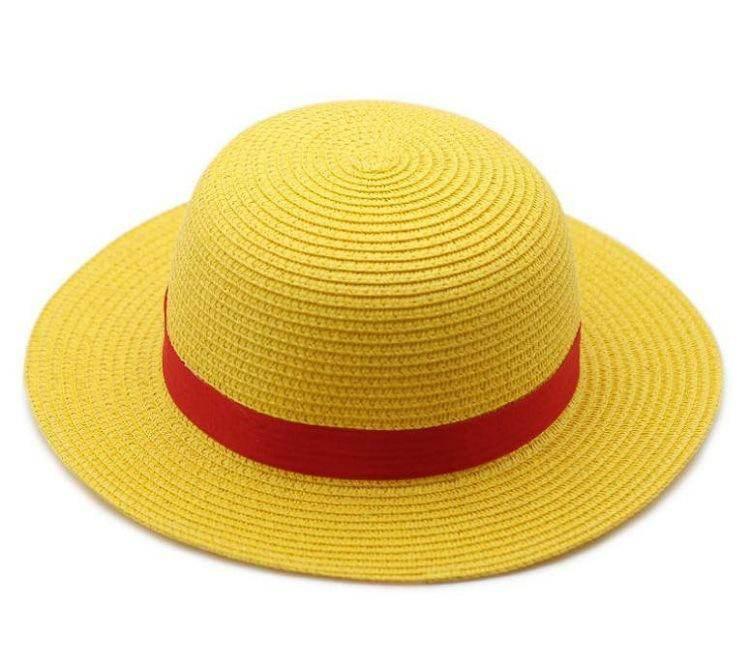 one picece luffy costume Anime Cosplay with straw hat Whole Set - Azufun