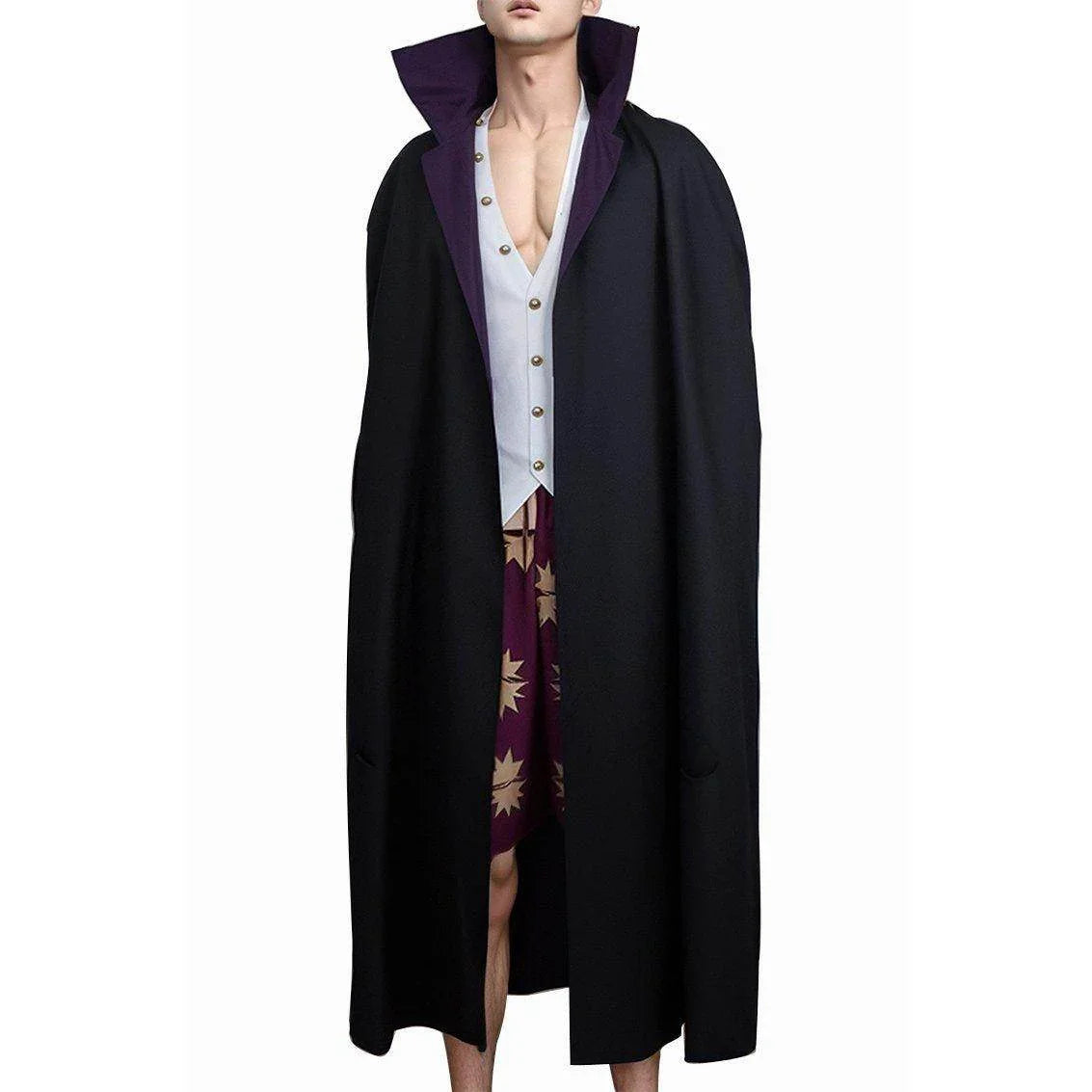 One piece Dracule Mihawk Costume anime cosplay - Azufun