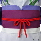 One Piece Nico Robin Costumes Japanese Anime Kimono Robe Fancy cosplay - Azufun