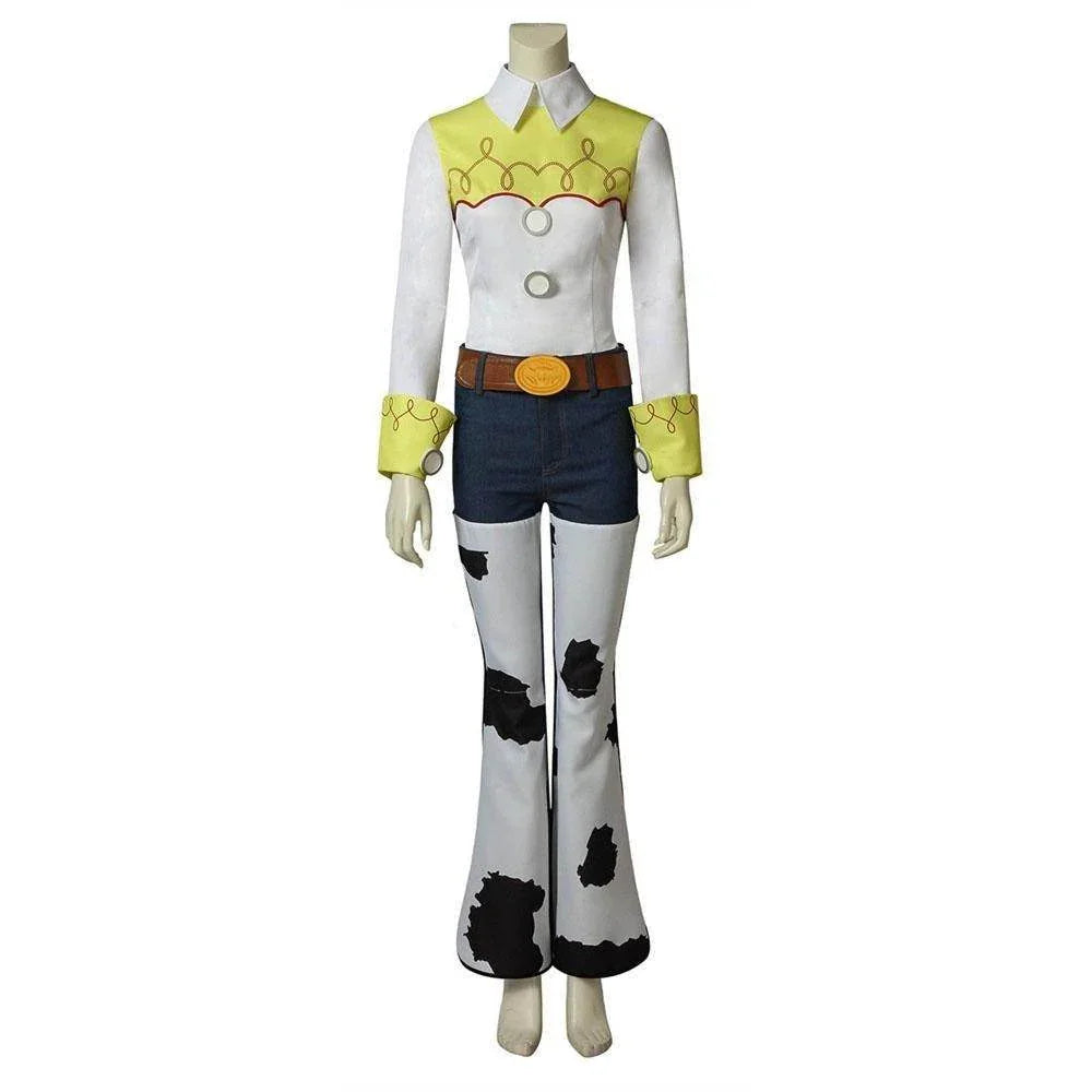 Toy Story 4 Jessie Costume Full Set With Cap - Azufun
