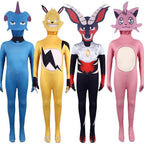 Plawworld Game Grizzbolt Depresso Cattiva Incineram Costume Cosplay Jumpsuit - Azufun