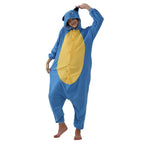 Pokemon Blastoise Costume Onesie for Adults Cozy Cartoon Fleece Kigurumi Pajamas - Azufun