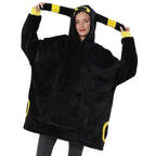 Pok¨¦mon Umbreon Cartoon Keep Warm Costume Halloween Animal Lazy TV Blanket - Azufun