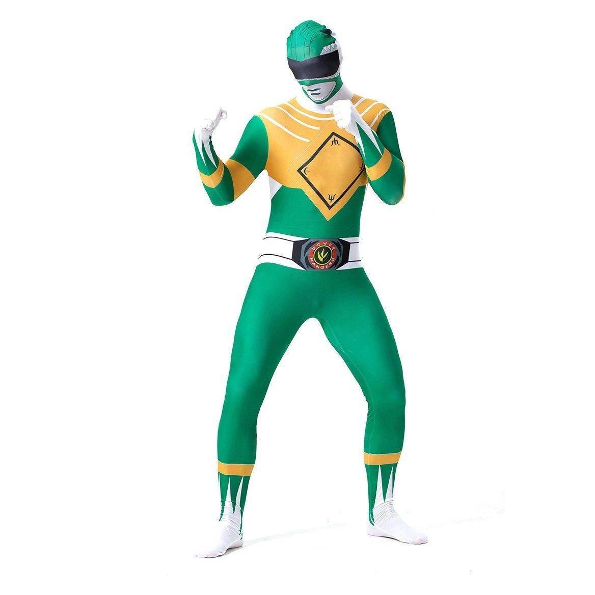 Power Ranger Zentai Bodysuit Costume Halloween Cosplay - Azufun