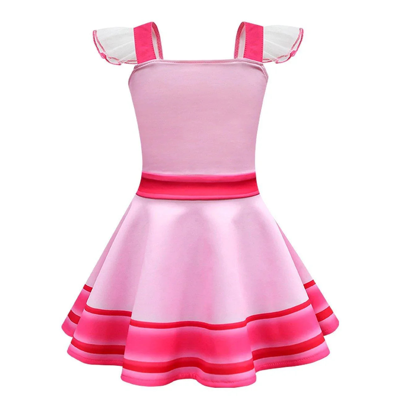 Princess Peach Cosplay Costume Super Mario Bros Girls Dress Bag Suits Halloween Carnival - Pajamasbuy
