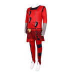 Red from Descendants 4 Queen Of Hearts Costume Jumpsuit For Kids - Azufun