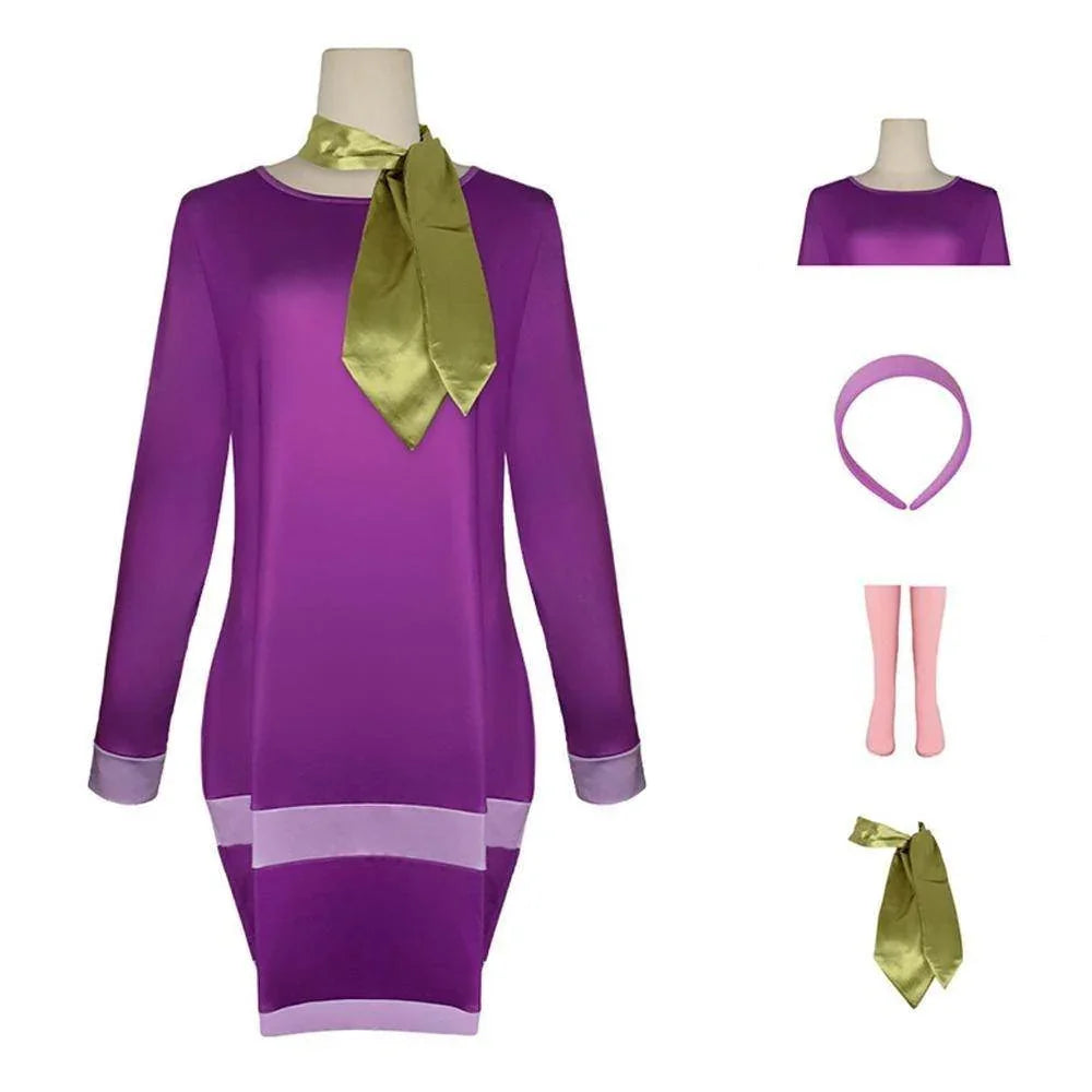 Scooby DooVelma daphne costume cosplay Halloween - Azufun