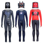 Skibidi Toilet Game Kids Cosplay Costume Jumpsuit Halloween Carnival Suit - Azufun