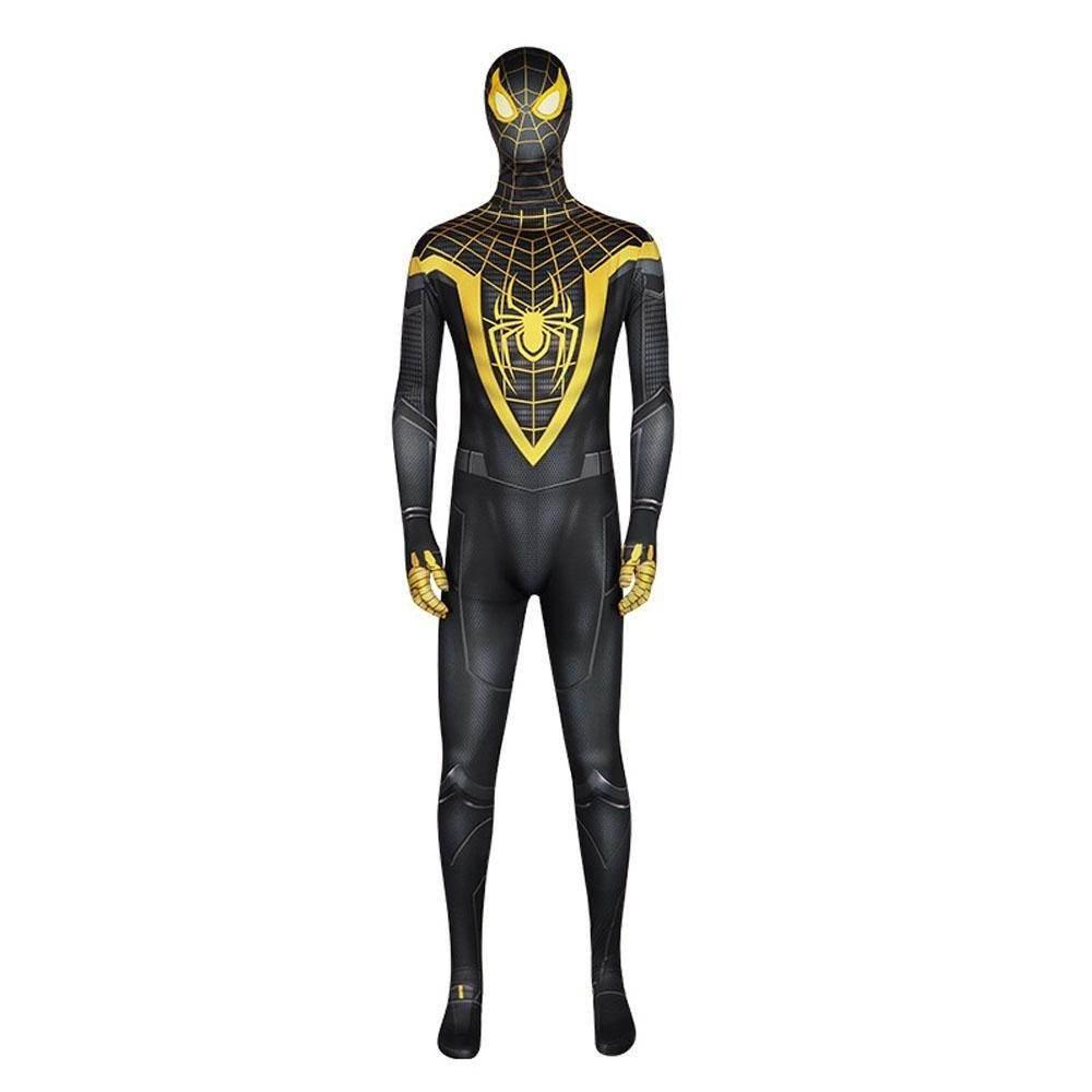 Spider-Man 2099 PS5 Comics Miles Morales Jumpsuit Halloween Cosplay Costume Bodysuit - Azufun