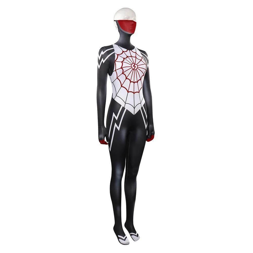 Spider-Man Cindy Moon Women Zentai Bodysuit Costume - Azufun