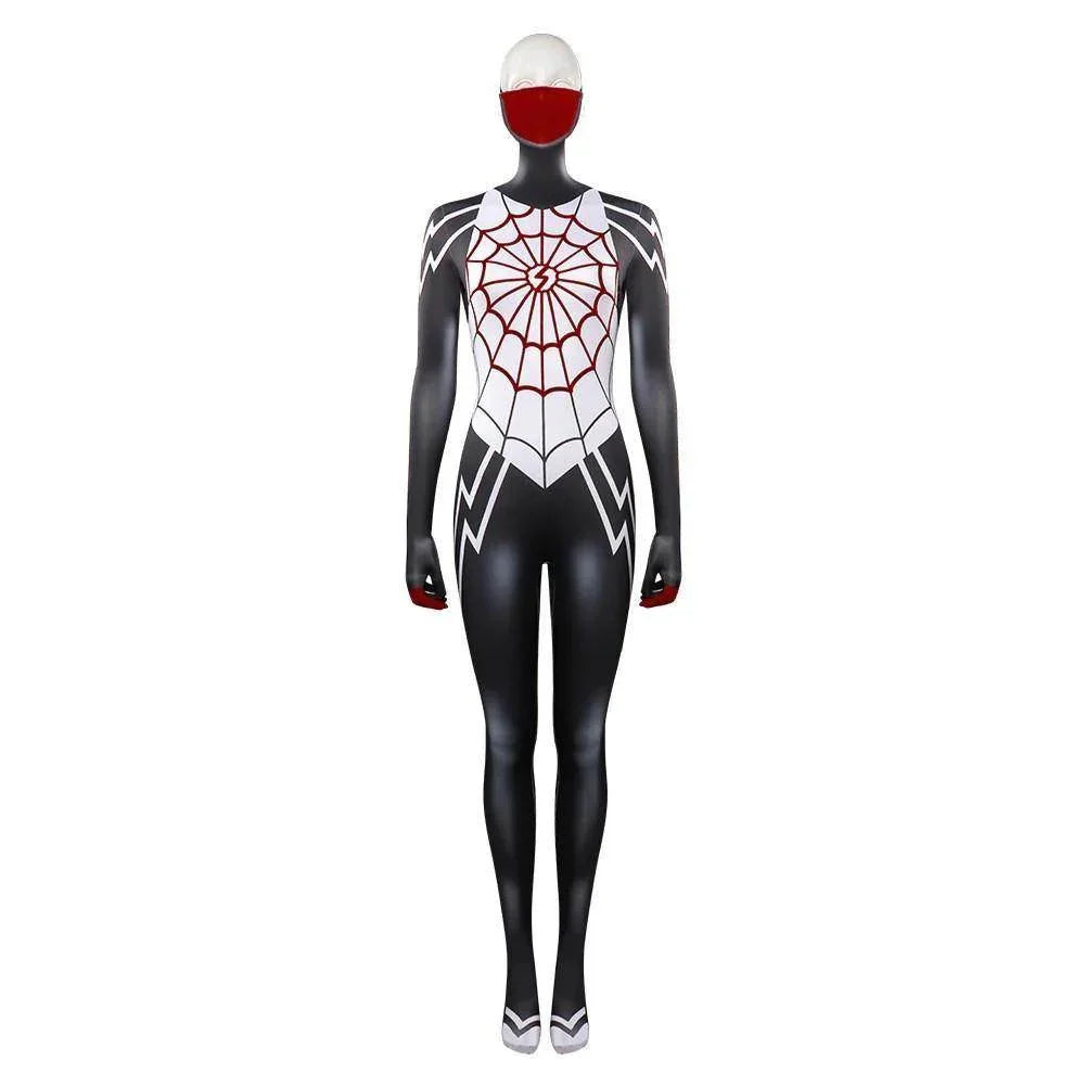 Spider-Man Cindy Moon Women Zentai Bodysuit Costume - Azufun