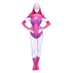 Spider-man Gwen Stacy Costume Zentai Jumpsuit Bodysuit Adult Kids - Azufun