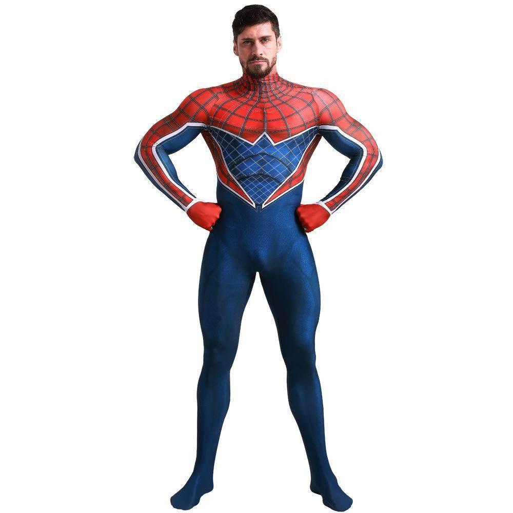 Spider-Man Punk Hobart Brown Cosplay Costume Jumpsuit Across the Spider-Verse Edition - Azufun