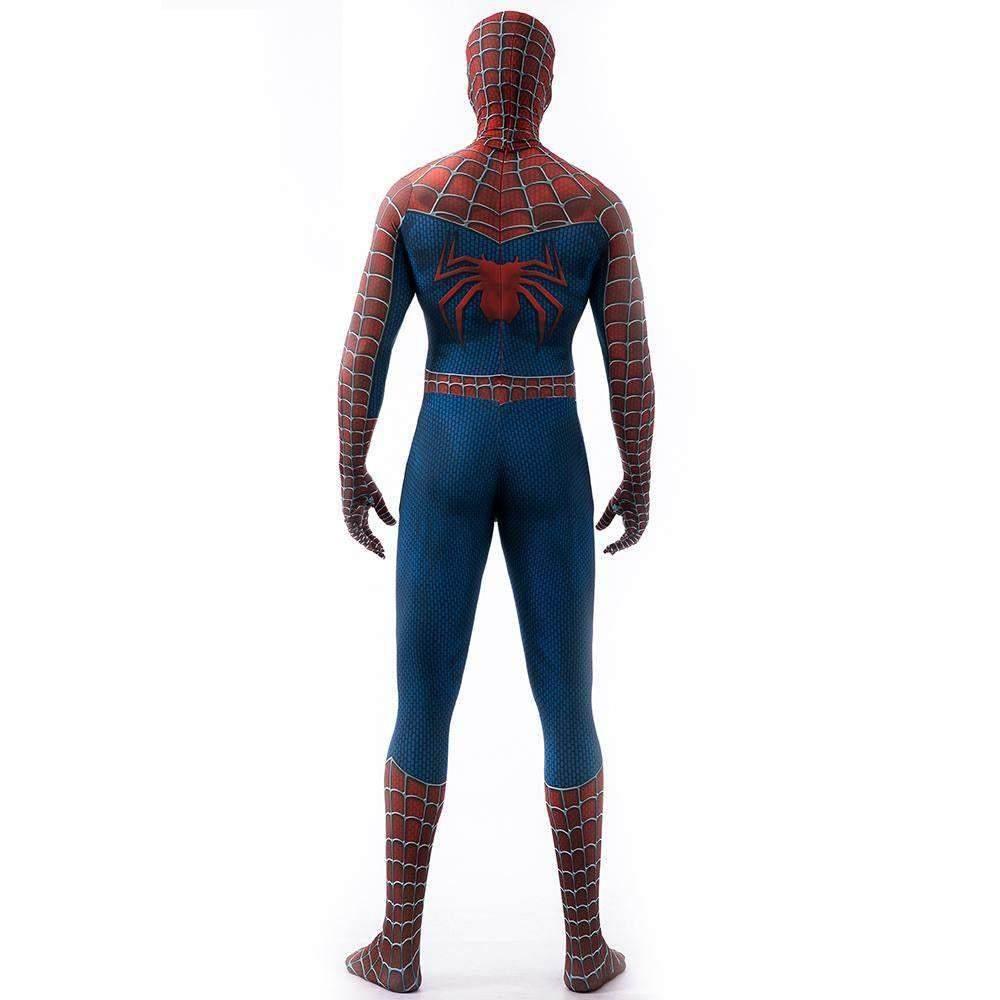 Spider-Man Tony Costume Cosplay Jumpsuit Superhero Bodysuit Tights Halloween - Azufun