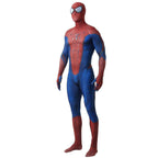 The Amazing Spider-Man Peter Parker Cosplay Costume with Black Eyes - Azufun