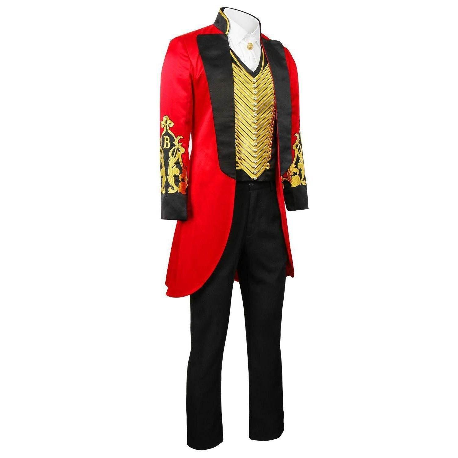 The Greatest Showman Cosplay Costume P.T. Barnum Red Suit - Azufun