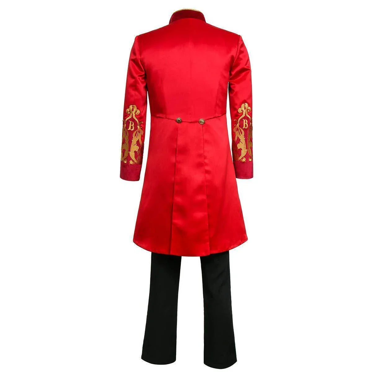 The Greatest Showman Cosplay Costume P.T. Barnum Red Suit - Azufun