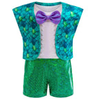 Trolls Branch Cosplay Costume Three-Piece Set For Boy - Azufun