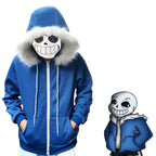 Undertale Sans Hoodie Costume Cosplay Sweatshirt for Halloween - Azufun