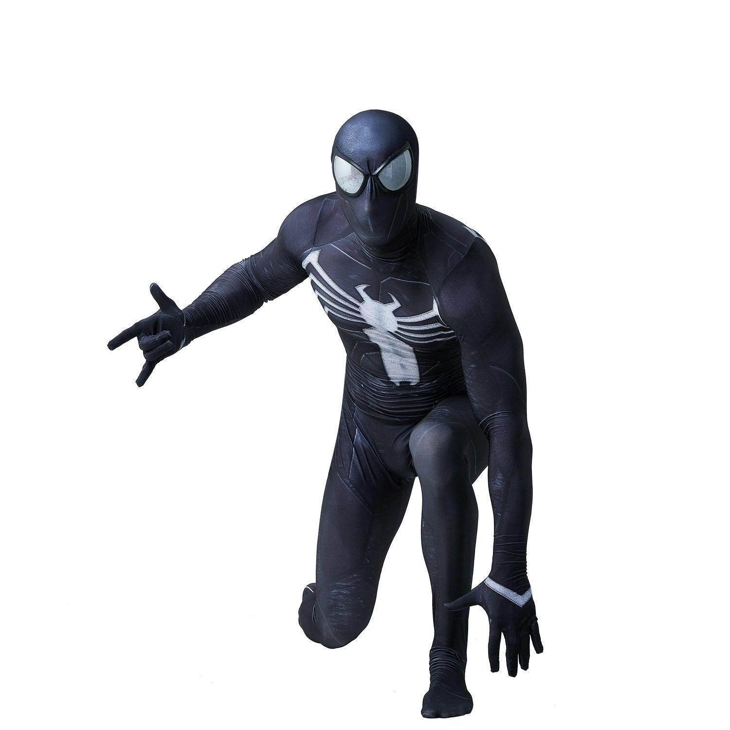 Venom Spider-Man 2 Peter Parker Jumpsuit Costume for Adults Kids - Azufun