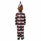 Willy Wonka Kids Chocolate Costumes Movie Jumpsuit Party Cosplay Halloween - Azufun