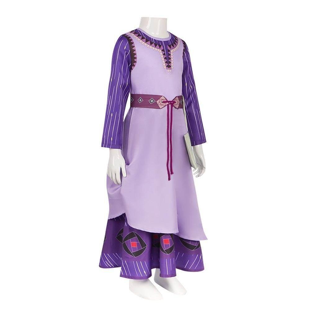 Wish Asha Anime Cosplay Costume Outfits Halloween Carnival Suit - Azufun