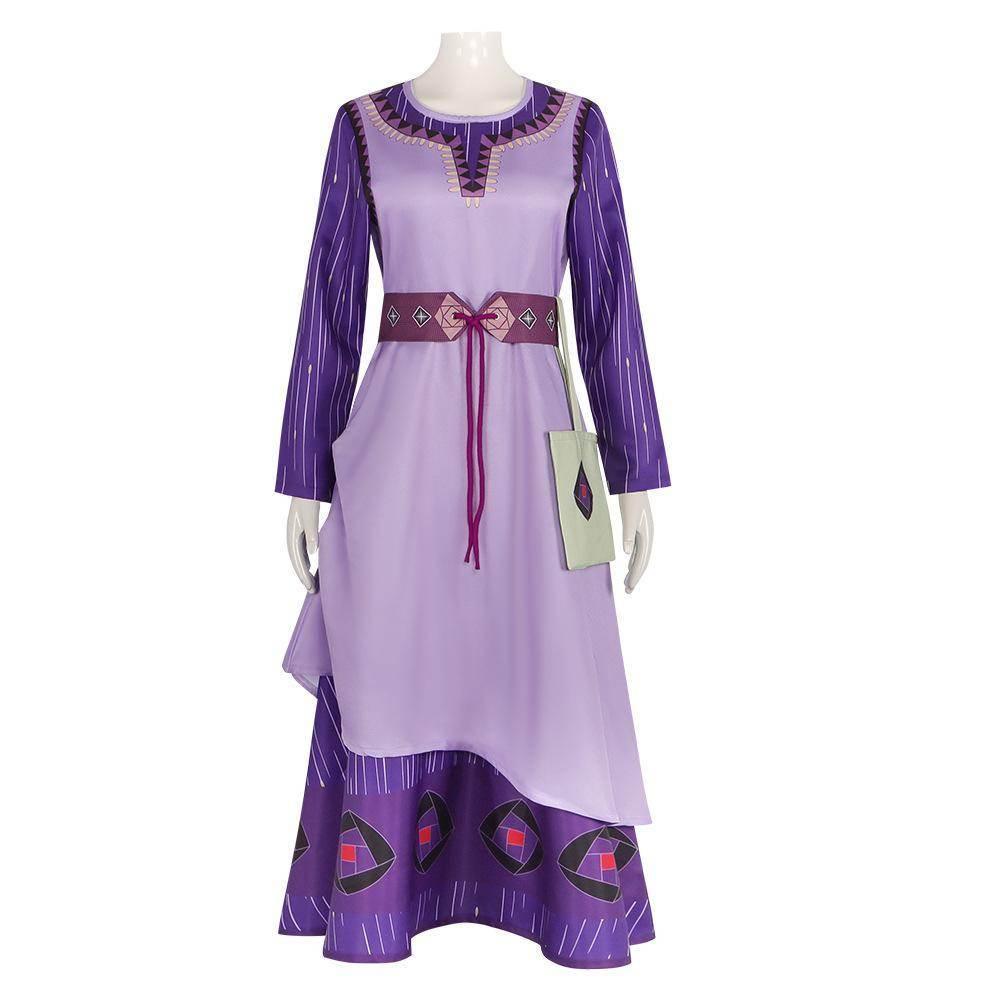 Wish Asha Anime Cosplay Costume Outfits Halloween Carnival Suit - Azufun