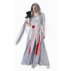 BuyZombie Bride Couples Costume Halloween Outfits Party Carnival Cosplay Now Cheaper With 3 - 5 Days Ship - PajamasBuy