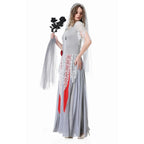 BuyZombie Bride Couples Costume Halloween Outfits Party Carnival Cosplay Now Cheaper With 3 - 5 Days Ship - PajamasBuy