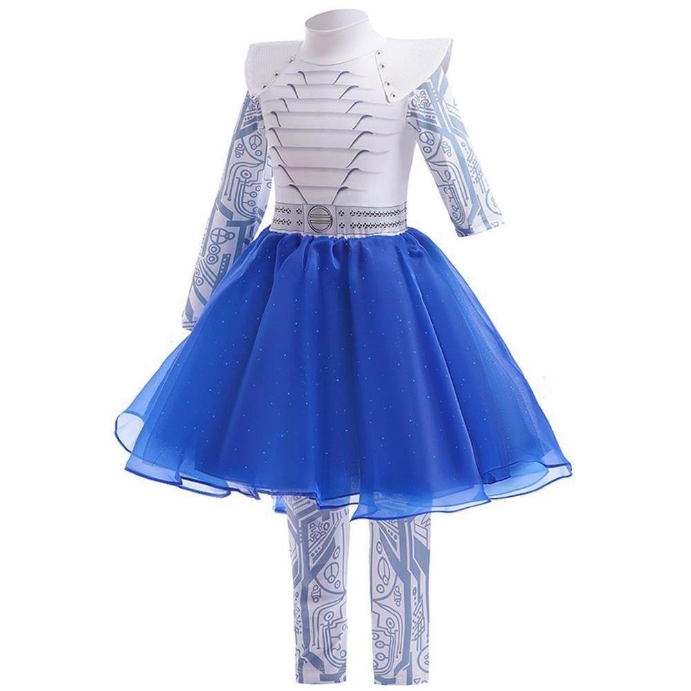 Zombie girls team uniform dress tights two-piece costume - Azufun